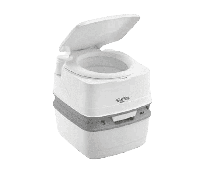 Draagbaar toilet + witte zuigerpomp - thumbnail