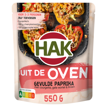 Hak Uit de Oven Gevulde Paprika 550 g bij Jumbo