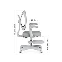 Junior 4.6 Grey draaistoel - thumbnail