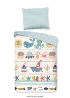 Good Morning Sea dekbedovertrek - Katoen - Ledikant (100x135 cm + 1 sloop) - Multi - thumbnail