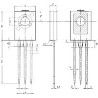 STMicroelectronics Transistor (BJT) - discreet BD135 SOT-32 Aantal kanalen 1 NPN - thumbnail