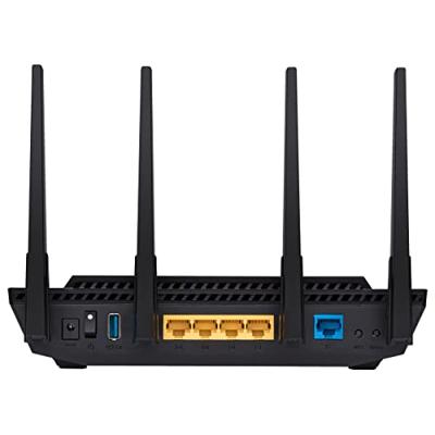 ASUS RT-AX58U (AX3000) Dual Band WiFi 6 Extendable Router, levenslange gratis netwerkbeveiliging, Instant Guard, 4G / 5G Router vervanger, ouderlijk toezicht, VPN, AiMesh ondersteuning, Smart Home