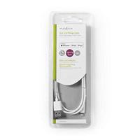 Nedis CCGB39300WT10 Sync And Charge-kabel Apple Lightning - Usb-a Male 1,0 M Wit - thumbnail