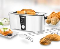 Unold Design Dual Broodrooster CoolTouch-behuizing Wit, Zwart - thumbnail