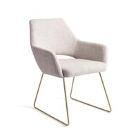 Jesper Home Eetkamerstoel 'Yanai' Slide Gold, kleur Pigeon - thumbnail