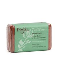 Najel Aleppo Aleppo zeep argan olie lava aarde 100 Gram - thumbnail