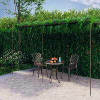 VidaXL Tuinpergola 6x3x2,5 m ijzer antiekbruin - thumbnail
