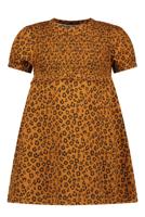 Moodstreet Meisjes tuniek AOP luipaard - Toffee - thumbnail