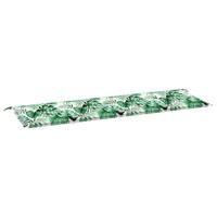 Tuinbank Kussen Floral Groen 150 x 50 x 4 cm Oxford stof - thumbnail