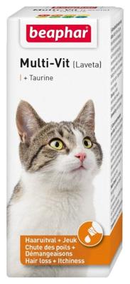 BEAPHAR MULTI-VIT LAVETA KAT MET TAURINE 50 ML BEAPHAR MULTI-VIT LAVETA KAT MET TAURINE 50 ML