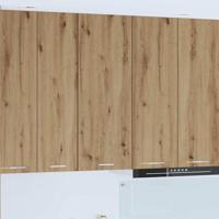 Hangkast Riga Artisan Eiken 40 x 31 x 100 cm Bewerkt hout - thumbnail