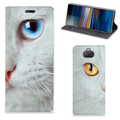 Sony Xperia 10 | Hoesje maken | Witte Kat