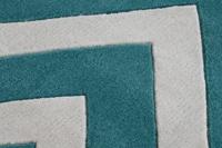 Tapijt DKD Home Decor 160 x 230 x 2 cm Polyester Zig-zag Tweekleurig - thumbnail