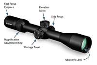 Vortex Diamondback Tactical 6-24x50 FFP Richtkijker, EBR-2C Dradenkruis (MOA) - thumbnail