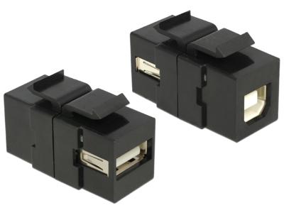 Delock 86370 USB-inbouwmodule Keystone 1 stuk(s)