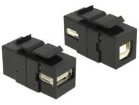 Delock 86370 USB-inbouwmodule Keystone 1 stuk(s) - thumbnail