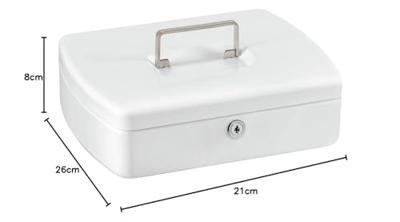 Burg Wächter 28730 Geldcassette (b x h x d) 255 x 75 x 200 mm Wit