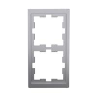 Merten MEG4020-6536 Afdekking Frame System Design RVS 1 stuk(s) - thumbnail
