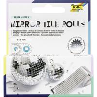 Mozaieksteentjes Folia zilver zelfklevend 5x5mm - thumbnail