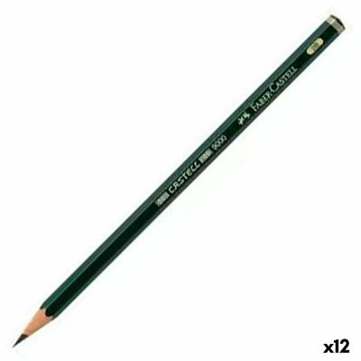 Potlood Faber-Castell 9000 Ecologisch Zeshoekig 2B (12 Stuks)