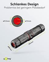 NET STP Koppelstuk IP68 - CAT6 - voor buitengebruik - waterdicht - voor internetkabels - ethernet kabel - CAT kabel - thumbnail