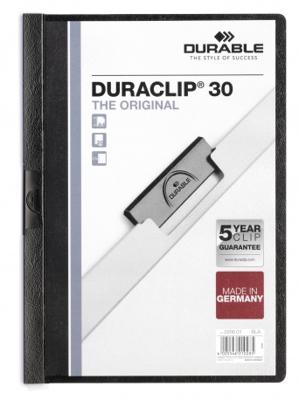 Documenthouder Durable DURACLIP 30 A4 Zwart A4 25 Onderdelen