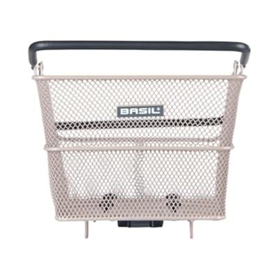 Basil Fietsmand cento mik 39 x 24 x 13 cm - nude metallic