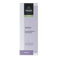 Kokos koudgeperst basisolie bio glazen fles 100 Milliliter - thumbnail