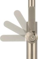 Ben Industor wastafelkraan met cold start RVS-look - thumbnail