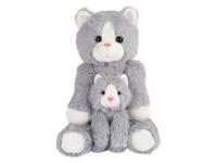 lupilu Knuffel met baby (Kat) - thumbnail