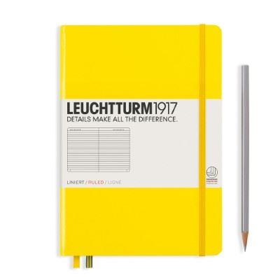 Leuchtturm Lemon, Medium (A5), 251 p., ruled