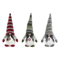 Kerstversiering DKD Home Decor Multicolour 17 x 12 x 37 cm (3 Stuks) - thumbnail