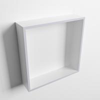 MONDIAZ EASY Nis 29,5x29,5cm in solid surface kleur Cale | Talc. 1 vak geschikt voor in- of opbouw - thumbnail