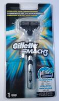 Gillette Mach3 scheerapparaat voor mannen Aluminium, Zwart - thumbnail