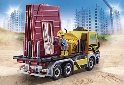 PLAYMOBIL City Action vrachtwagen met wissellaadbak 70444 - thumbnail