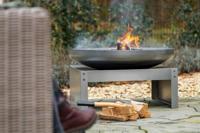 Kotka vuurschaal zilver - thumbnail