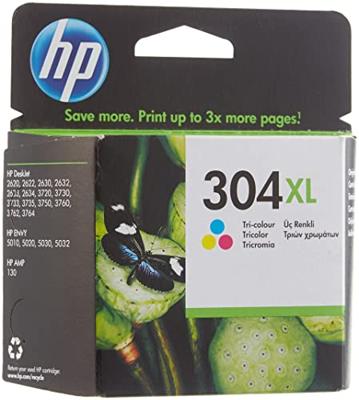 Originele inkt cartridge HP 304XL Tricolor - thumbnail