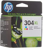 Originele inktcartridge HP 304XL Tricolor - thumbnail