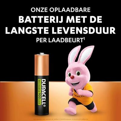 Duracell Batterij OPLAADBAAR 4xAAA 1,2V - thumbnail