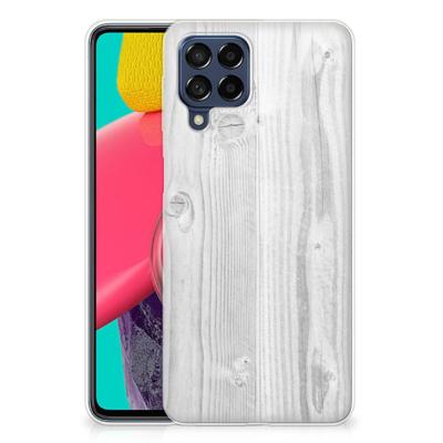 Samsung Galaxy M53 | Bumper Hoesje | White Wood Samsung Galaxy M53 | Bumper Hoesje | White Wood