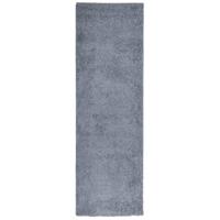 Vloerkleed PAMPLONA shaggy hoogpolig modern 80x250 cm blauw - thumbnail