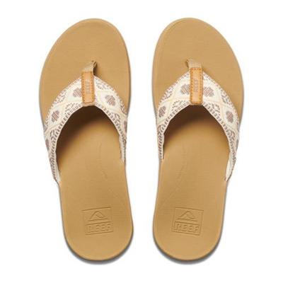 Reef Ortho-Bounce Woven teenslippers wit