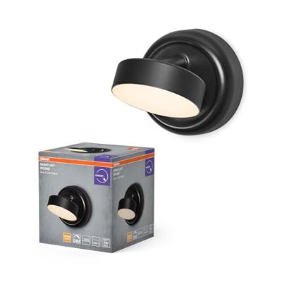 OSRAM HOMELIGHTING NIGHTLUX ROUND 830 DIM USB Black 4099854478826 Wandlamp 1.80 W Zwart OSRAM HOMELIGHTING NIGHTLUX ROUND 830 DIM USB Black 4099854478826 Wandlamp 1.80 W Zwart