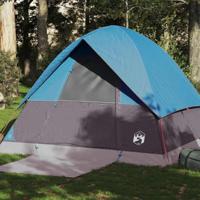 VidaXL Koepeltent 4-persoons waterdicht blauw - thumbnail