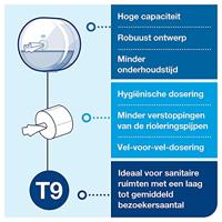 Toiletpapierdispenser Tork T9 Elevation SmartOne klein wit 681000 - thumbnail