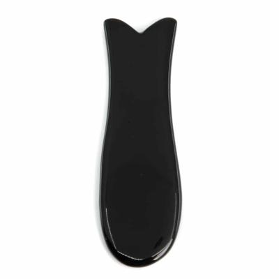Guasha Schraper Obsidiaan Vis - 95 mm Guasha Schraper Obsidiaan Vis - 95 mm