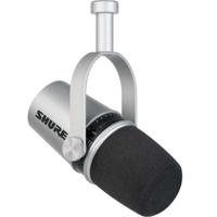 Shure MV7 Zilver Microfoon voor studio's - thumbnail