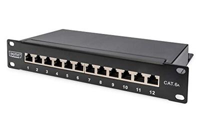Digitus DN-91612S-EA 12 poorten Netwerkpatchpaneel 254 mm (10) CAT 6A 1 HE Meerdere kleuren Ingericht Digitus DN-91612S-EA 12 poorten Netwerkpatchpaneel 254 mm (10) CAT 6A 1 HE Meerdere kleuren Ingericht