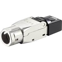 Renkforce RJ45-stekker CAT 8.1 8P8C Stekker Field Termination Plug (tool-free) Zilver RF-4495306 1 stuk(s) - thumbnail