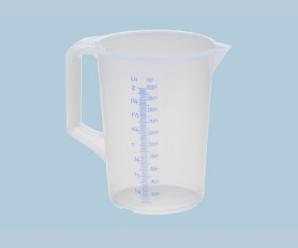 Hunersdorff Meetkan | 2000 ml polypropyleen transparant | D151xH206mm | greep gesloten | 1 stuk - 937000 937000